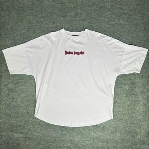 Palm Angels 'Neon' Lilac Cotton T-Shirt Purple Men's Medium Authentic